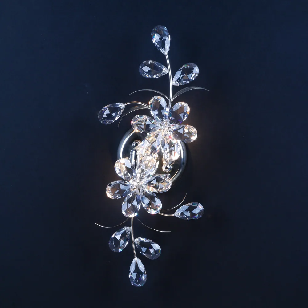 CURVED FLOWER WALL LAMP - WHITE 벽등