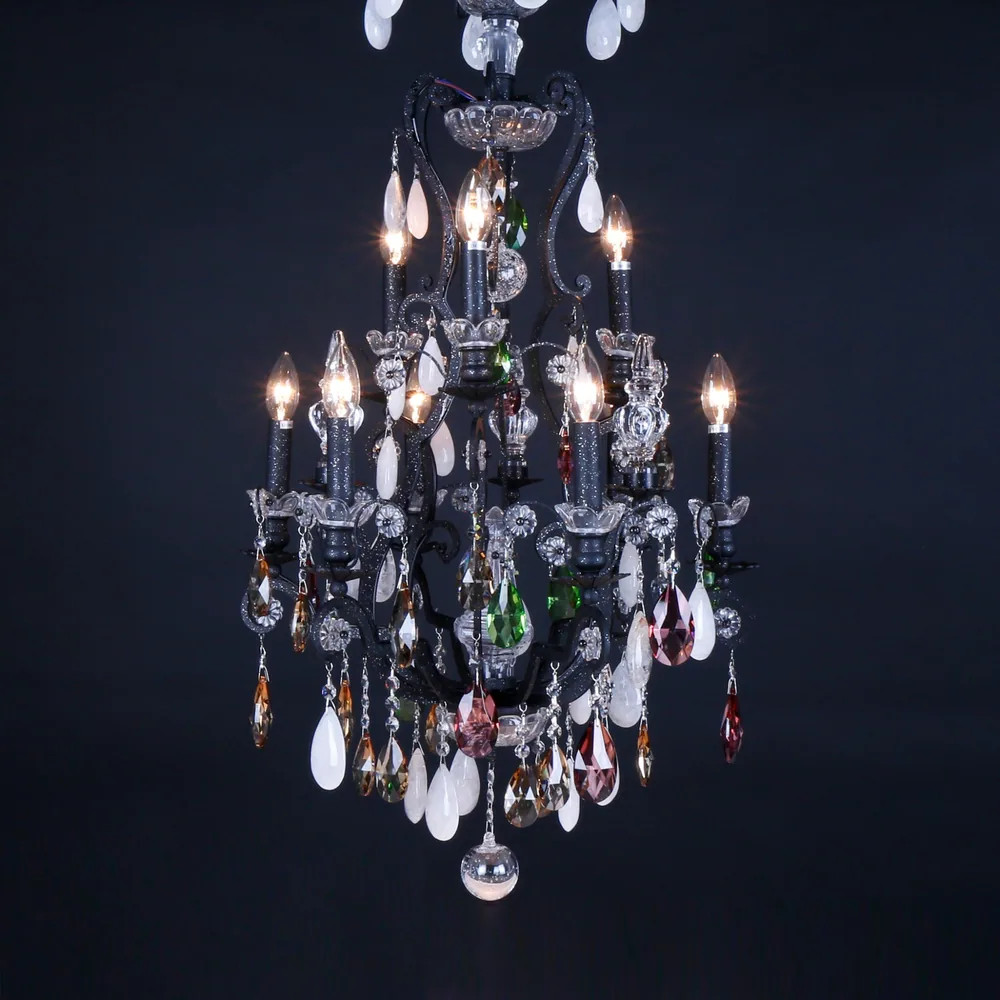HAWK QUARTZ 9LIGHT 샹들리에